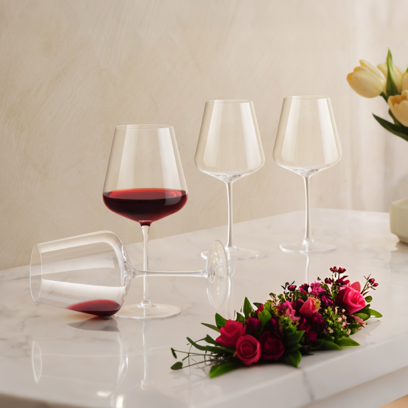 25oz Handblown Large Wine Glass 2pcs for Red And White Wine