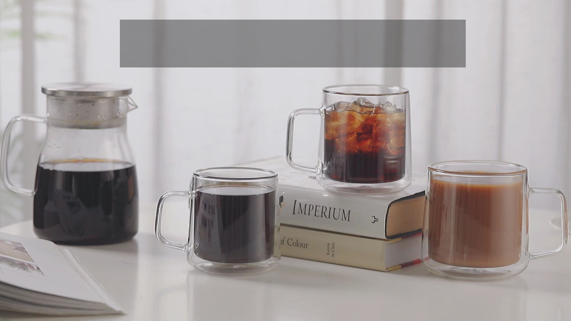 Cantina Modern Glass Coffee Mug + Reviews