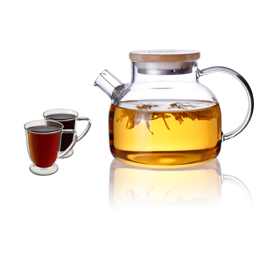 Glass Teacup  15.2 oz Capacity